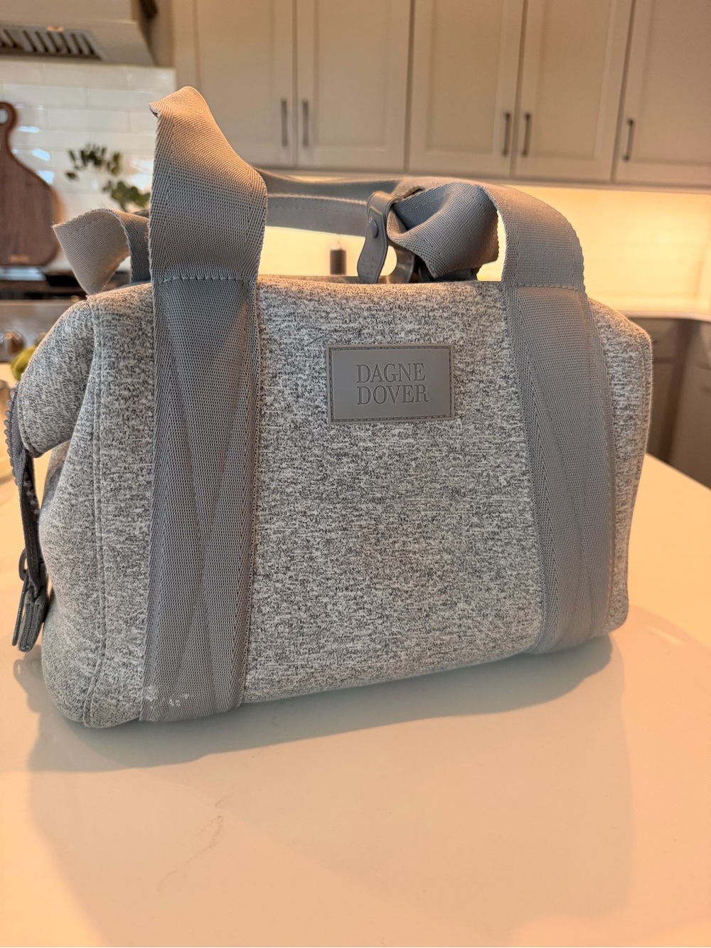 Dagne Dover Grey Small Carry-All Duffel